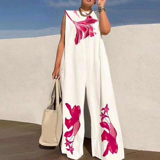 SCARLETT - Hosen mit weitem Bein Strampler