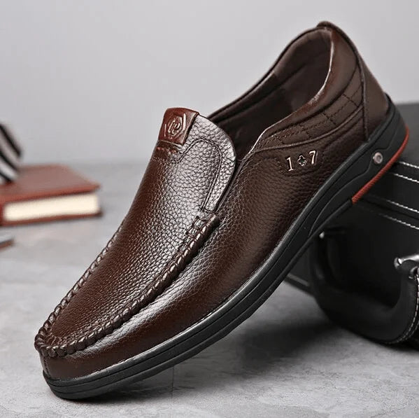Harlan - Herren Echtleder Schlupfschuhe