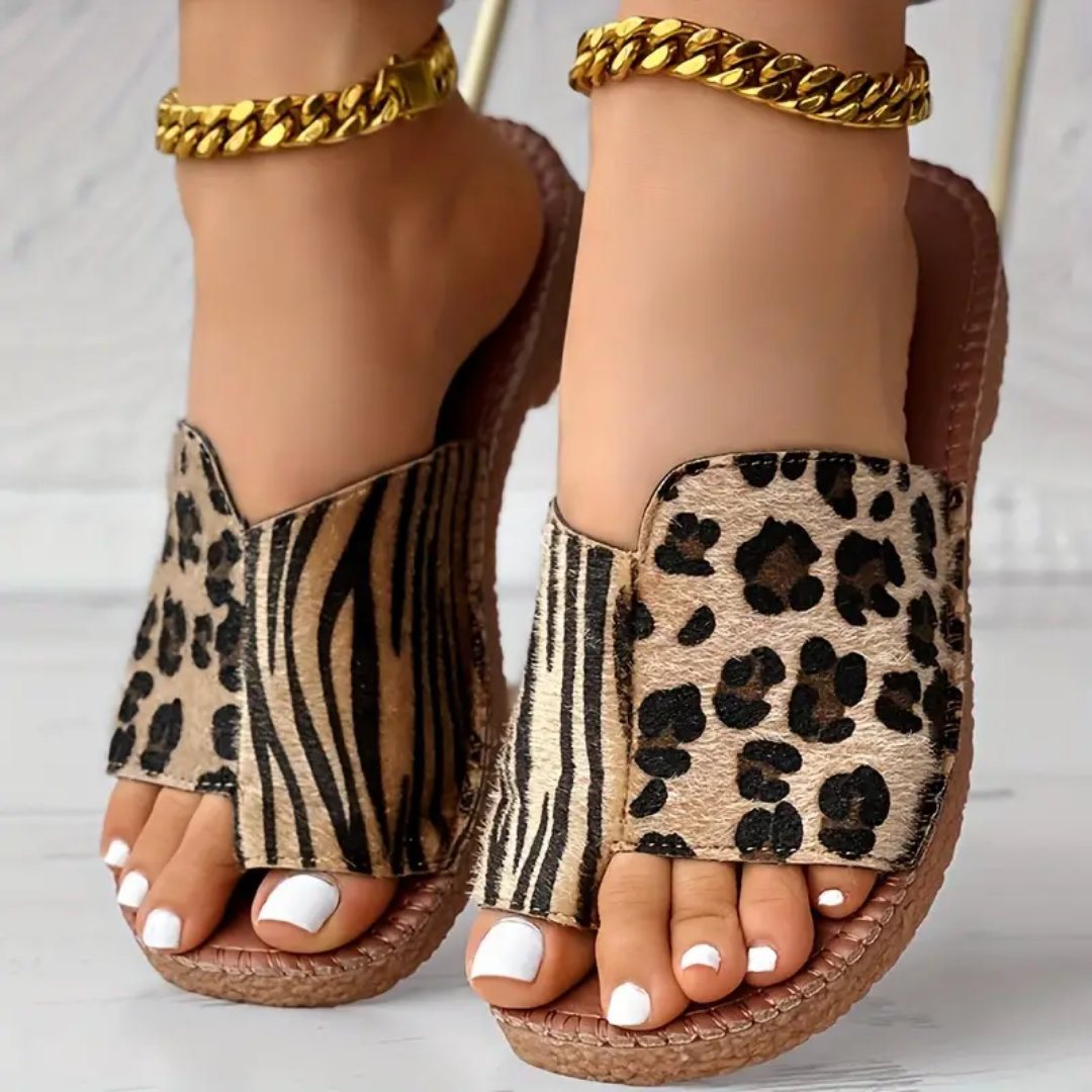Anastasia | Stylische Leoparden-Sandalen
