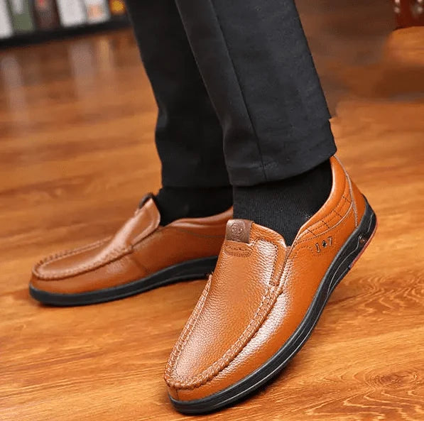 Harlan - Herren Echtleder Schlupfschuhe