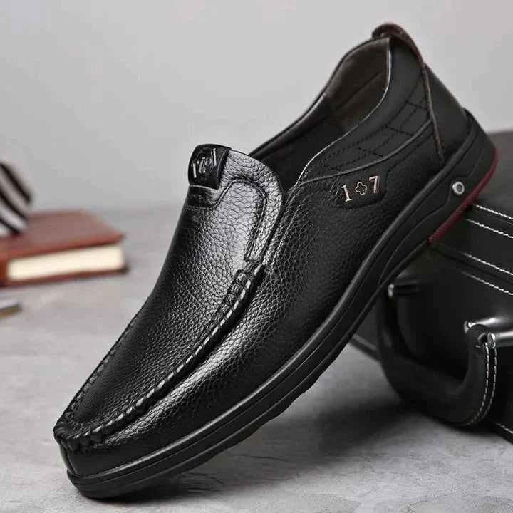 Harlan - Herren Echtleder Schlupfschuhe