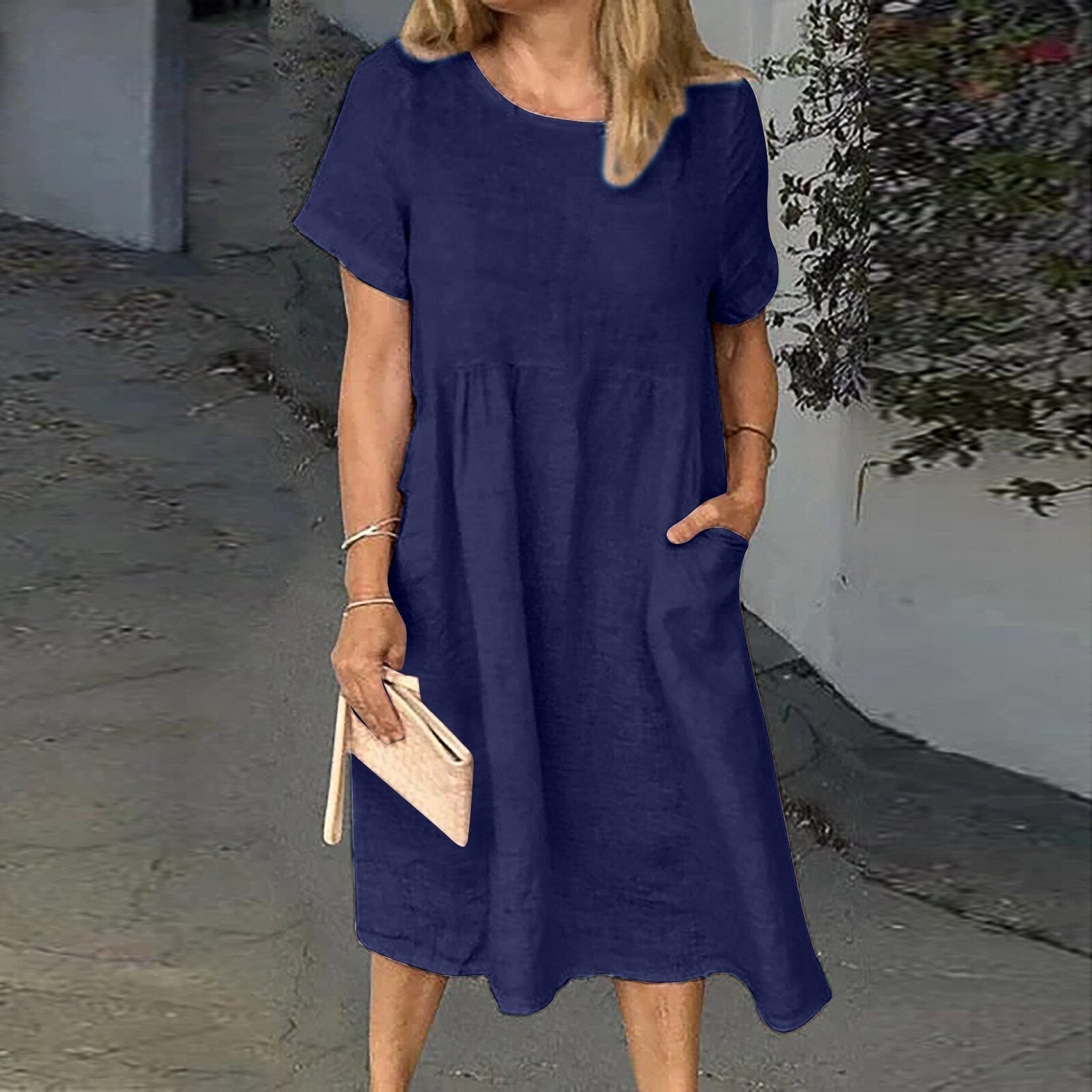 Livia | Tunika-Kleid mit Eleganz und Seitentaschen für Frauen
