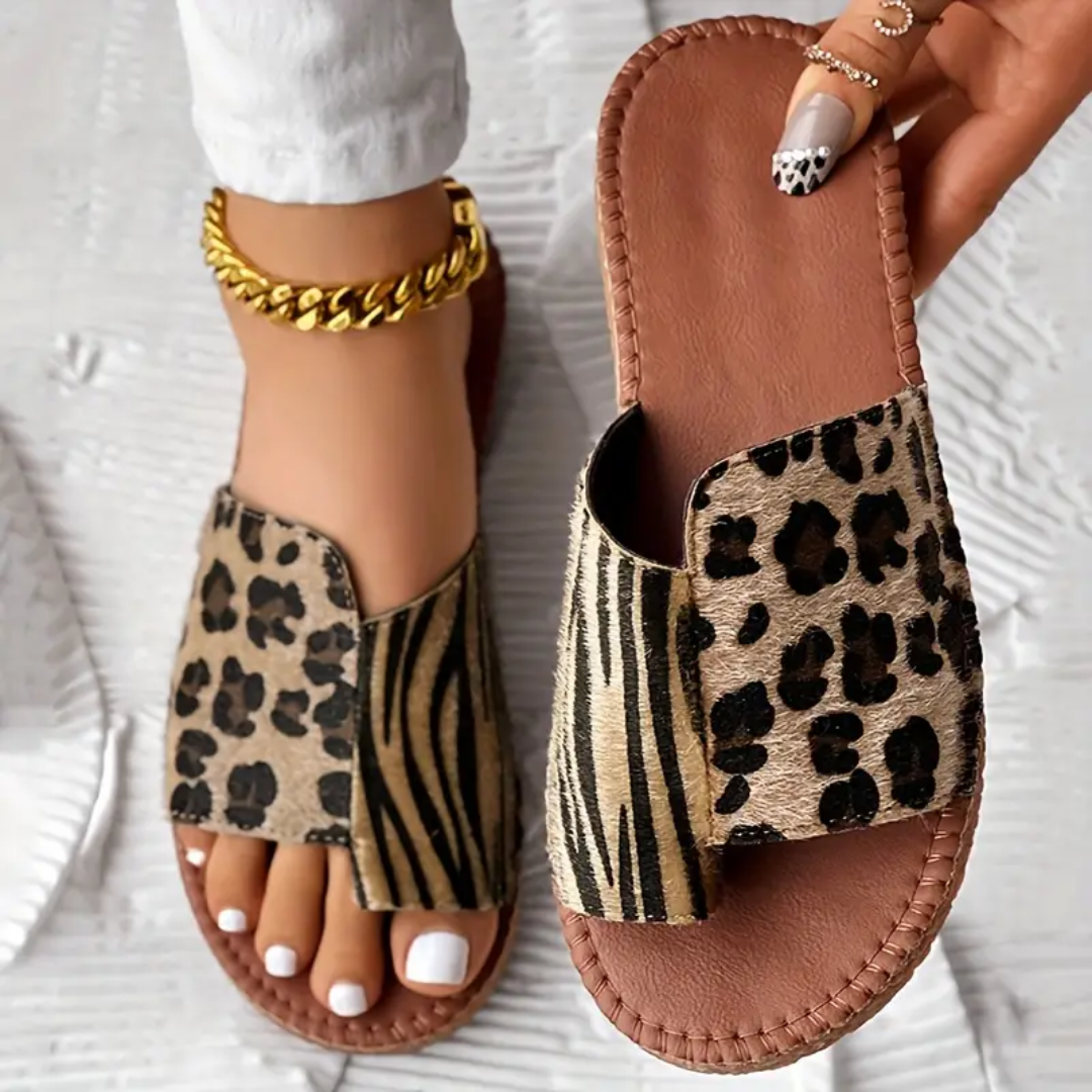 Anastasia | Stylische Leoparden-Sandalen