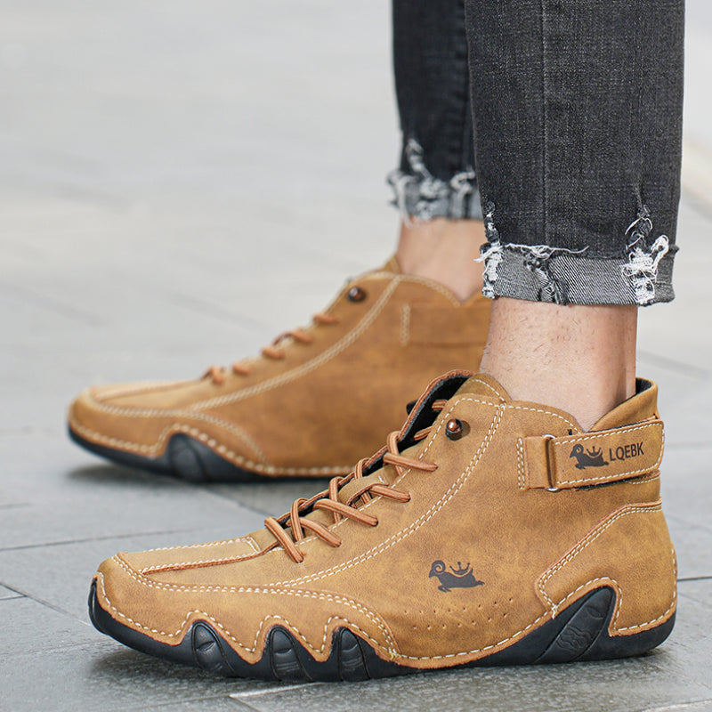Mathew - Ultra-bequemer, rutschfester Barfußschuh aus echtem Leder (Unisex)