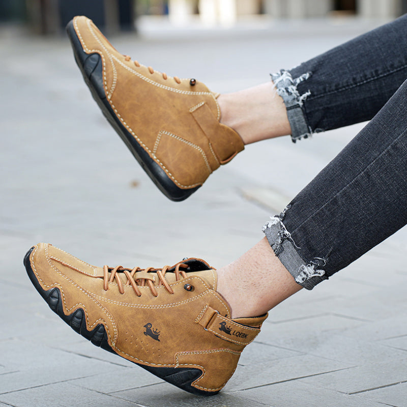 Mathew - Ultra-bequemer, rutschfester Barfußschuh aus echtem Leder (Unisex)