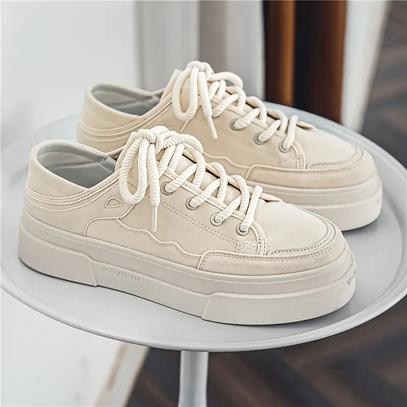 Tomori | Trendige Herren-Skateboard-Schuhe – Einfarbig und Niedrig