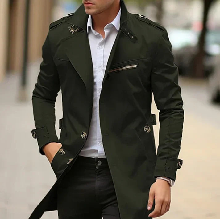 Joshua - Eleganter Frühling-Trenchcoat für Herren
