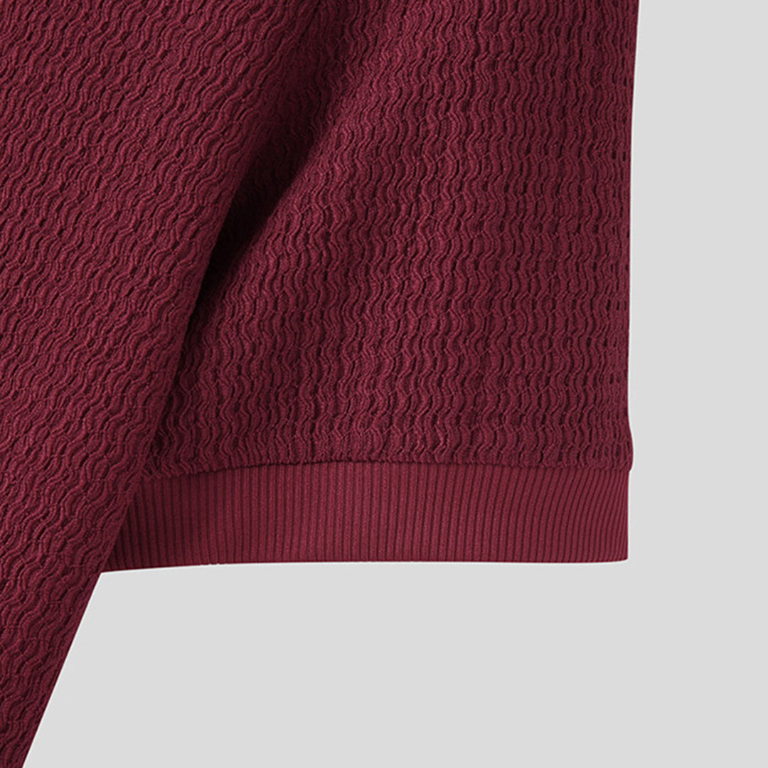 Leonardo | Slim-Fit-Hemd mit Exquisitem Rollkragen für Herren