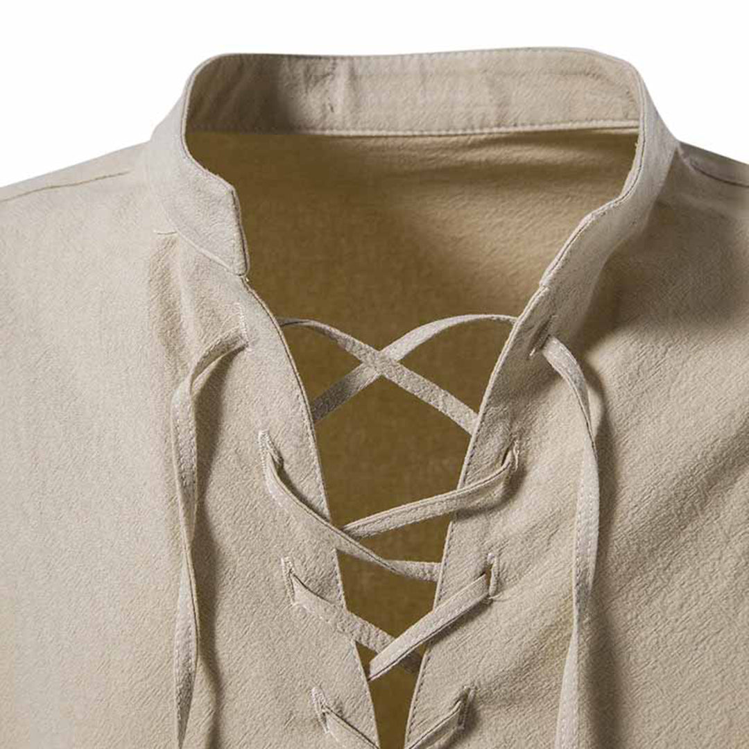 Alaric | Hemd mit Atmungsaktiver Baumwollmischung und Historischer Eleganz für Herren