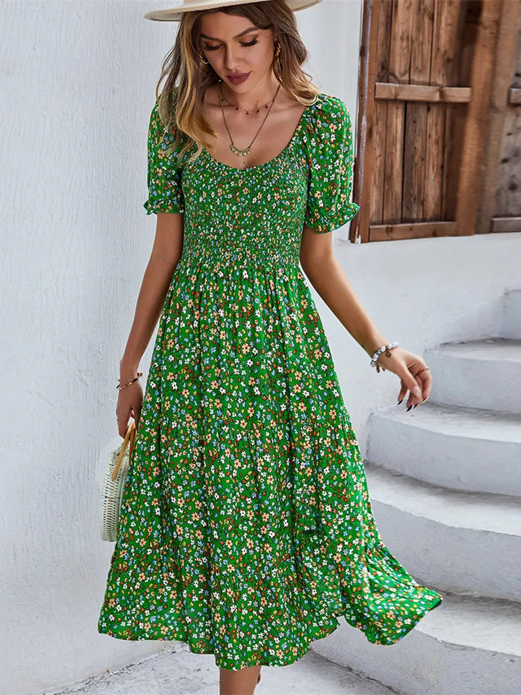 BELLA - Kleid mit Blumenmuster
