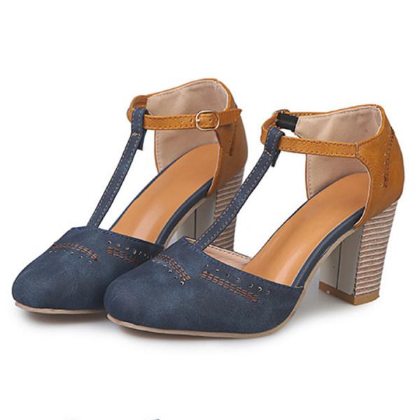 Hera | Retro-Sandalen mit Hochhackigkeit