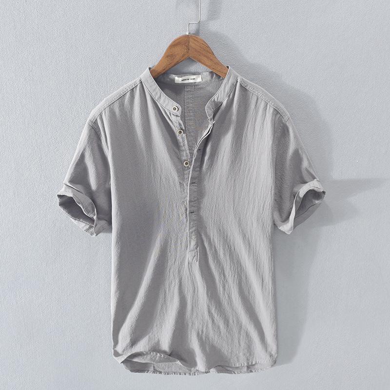 Luca | Leinenhemd mit Atmungsaktivem Stoff und Stilvollem Design für Herren