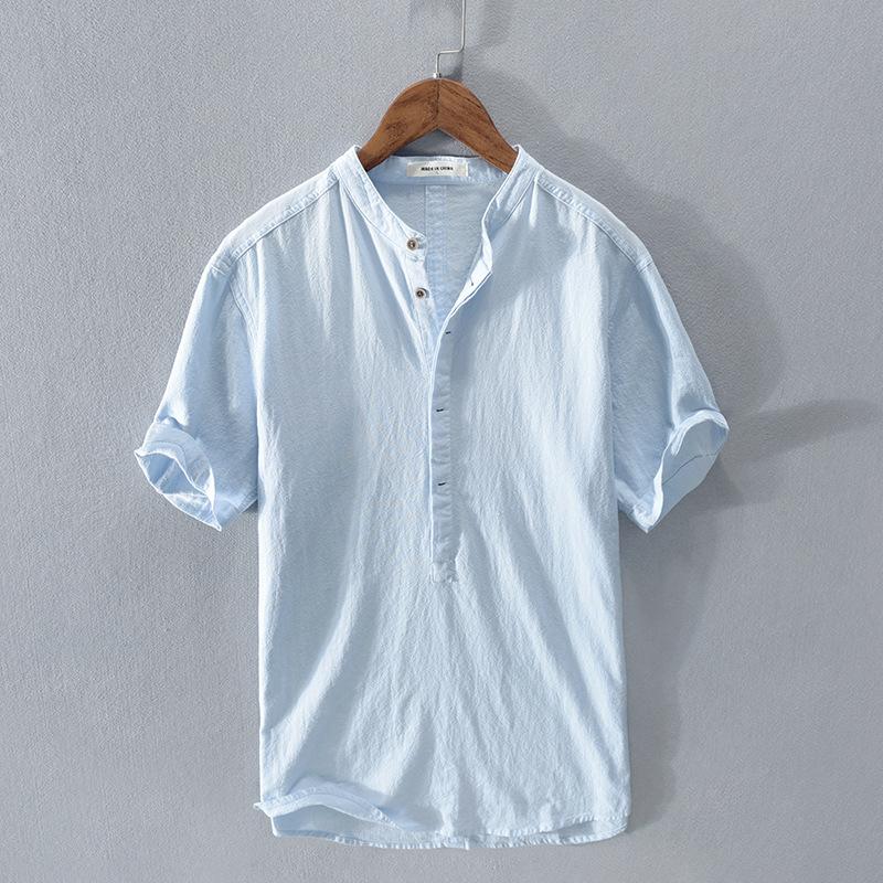 Luca | Leinenhemd mit Atmungsaktivem Stoff und Stilvollem Design für Herren