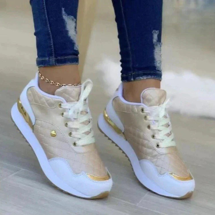 VICTORIA - Plateauschuhe zum Schnüren
