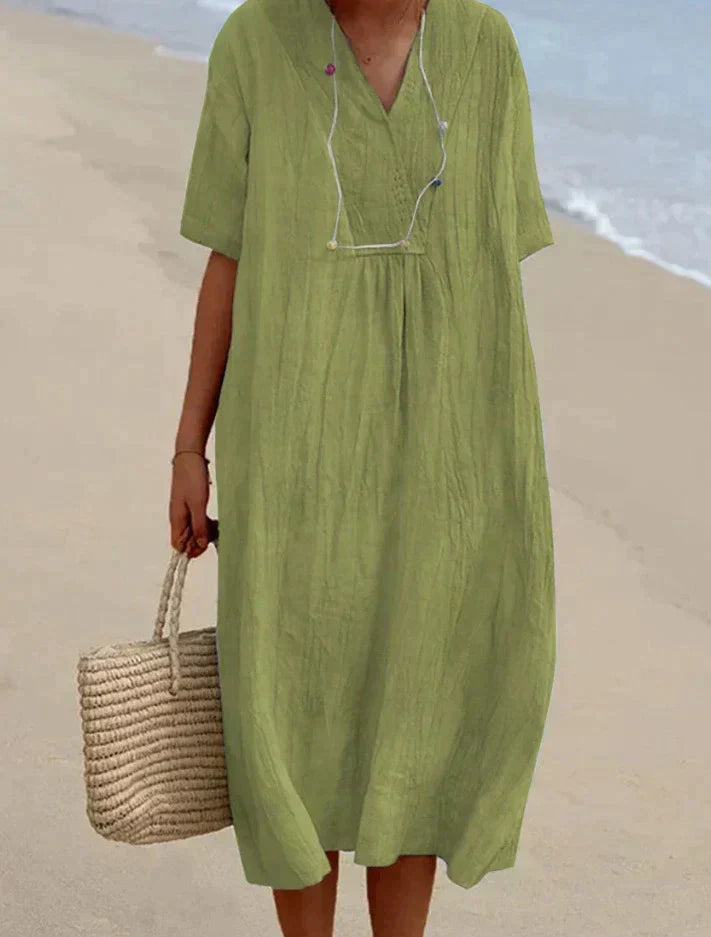 Soleil | Strandkleid mit Atmungsaktivem Material und Elegantem Schnitt für Frauen