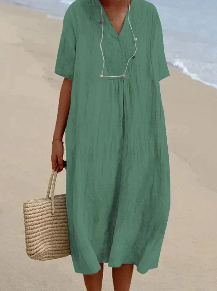 Soleil | Strandkleid mit Atmungsaktivem Material und Elegantem Schnitt für Frauen