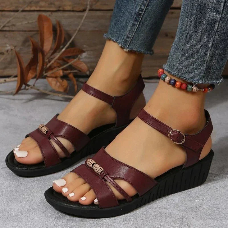 SANNE - Orthopädische Sandalen mit weichem Boden