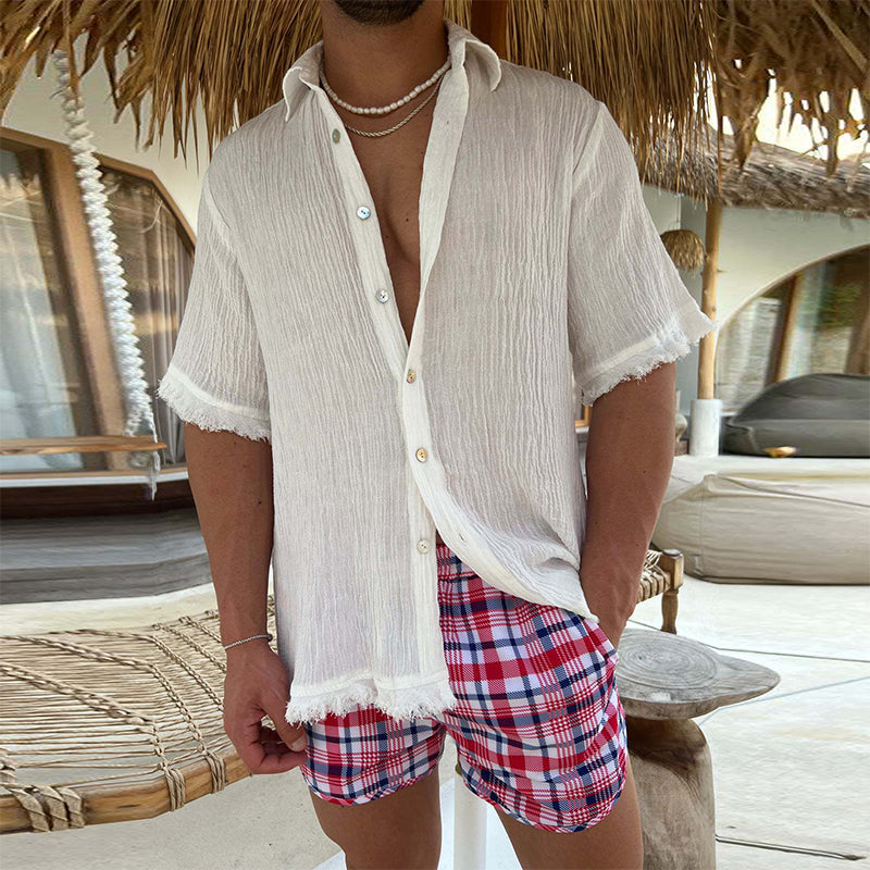 Luca | Sommershirt mit Atmungsaktivem Material und Lässigem Design für Männer