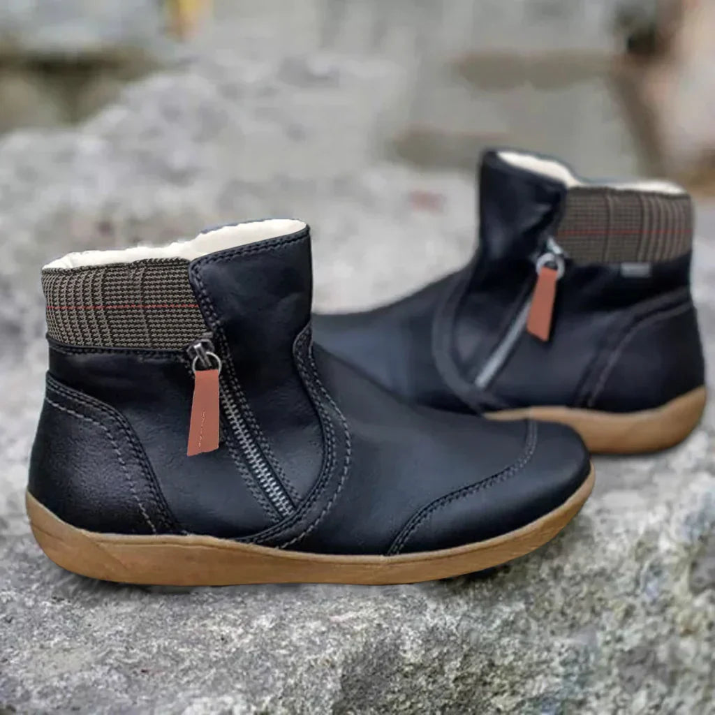 Pearl - Wasserdichte, orthopädische Lederschuhe