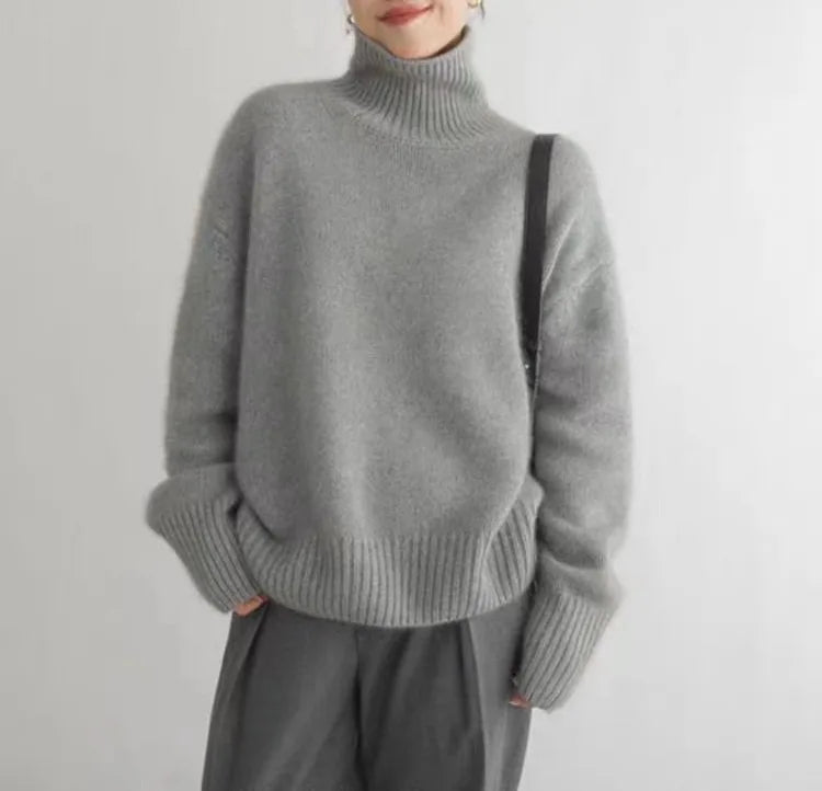 Lilah | Rollkragenpullover aus Kaschmir