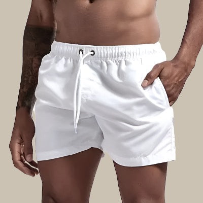Steve - Premium-Schnelltrocknende Basic-Badehose in mittlerer Länge für Männer